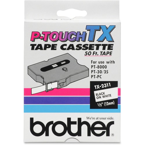 CARTRIDGE,TAPE,1/2"-BK/WE