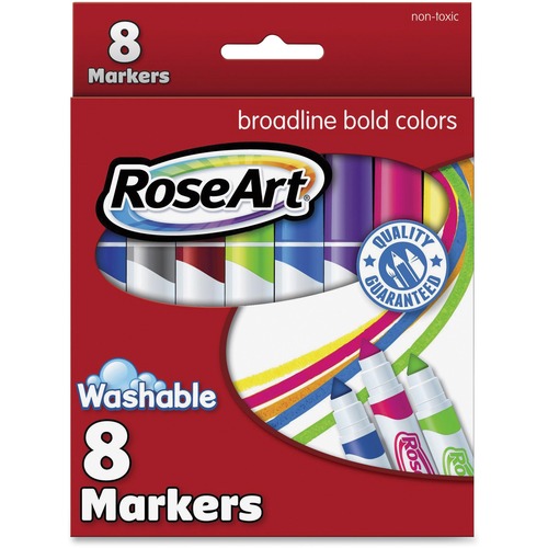 MARKERS,WASHABLE,BOLD,8CT