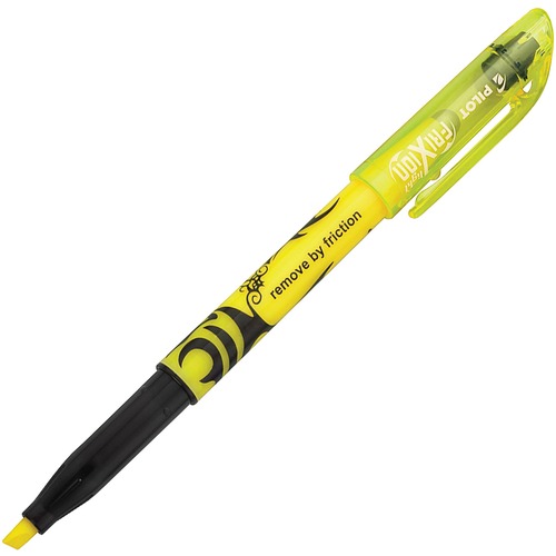 HIGHLIGHTER,ERASABLE,YELLOW