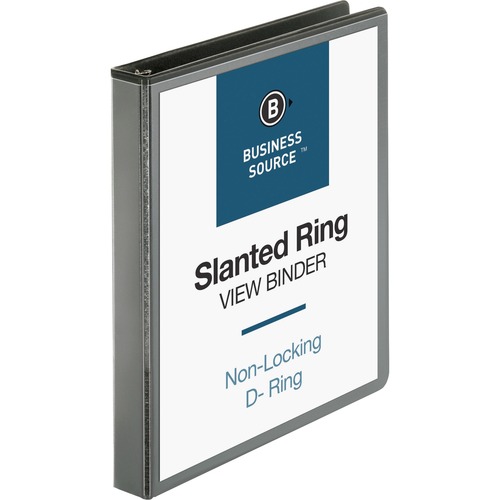 BINDER,VIEW,D-RING,1",BK