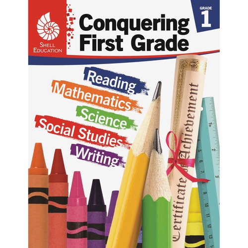 Shell Education Teacher Created Materials  Conquering First Grade, 168-Page, 8-1/2"Wx2-/5"Lx11"H, Multi