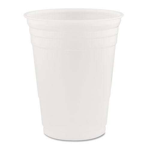 Conex Translucent Plastic Cold Cups, 16oz, 1000/carton