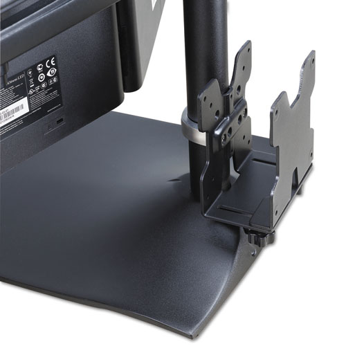 THIN CLIENT MOUNT, SUPPORTS UP TO 6 LB, 4" TO 9" X 0.88" TO 2.38" X 6.88", BLACK