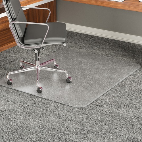 Deflecto  Chair Mat, Rectangular, Beveled Edge, 45"x53", Clear