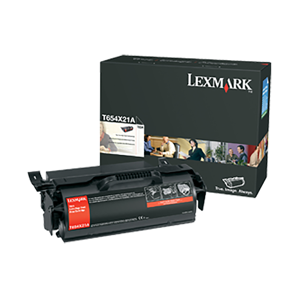 Lexmark T654X21A Black OEM Extra High Yield Toner Cartridge