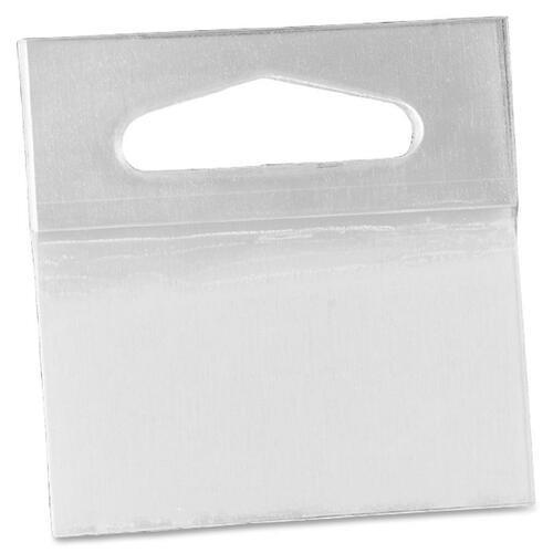 3M  J-Hook Hang Tags, W/ Delta Punched Holes, 2"x2", 50/BX, CL