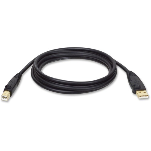USB 2.0 A/B CABLE (M/M), 15 FT., BLACK