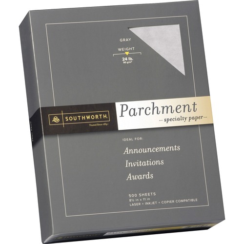 PAPER,PARCHMENT,24#,GRAY