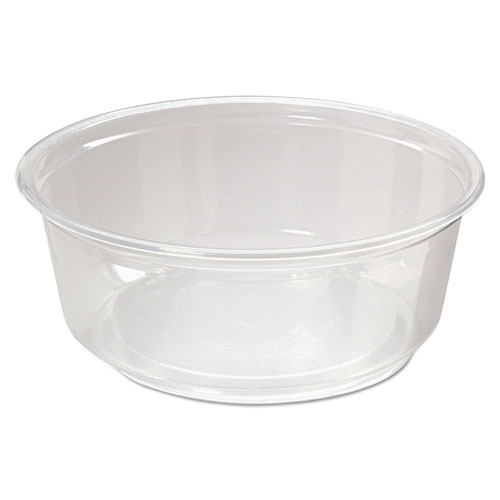 Microwavable Deli Containers, 8oz, Clear, 500/carton