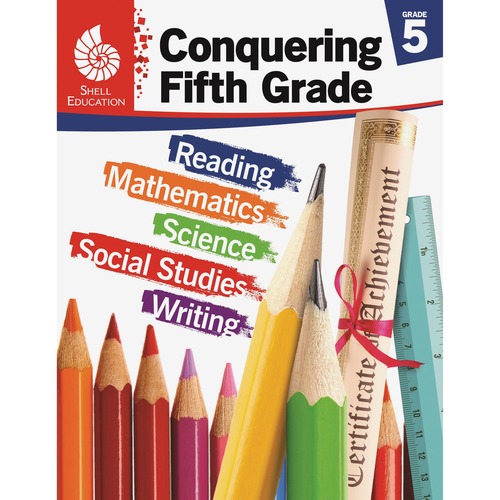 Shell Education Teacher Created Materials  Conquering Fifth Grade, 168-Page, 8-1/2"Wx2-/5"Lx11"H, Multi