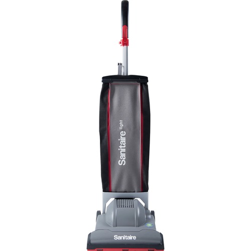 Sanitaire  Upright Vacuum, Lightweight, 30' Cord, 6.6 Quart, BK/RD/GY