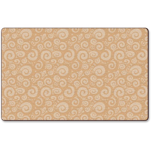 RUG,SOLID,SWIRL,7'6"X12'ALM