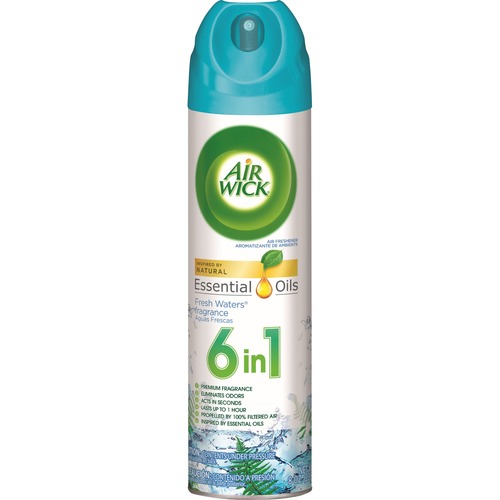 Reckitt Benckiser  Air Freshener, Aerosol, 8oz., 12/CT, Fresh Waters Scent