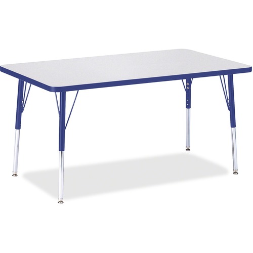 Jonti-Craft, Inc.  Activity Table, Rectangle, 24"-31"x30"x48", Blue