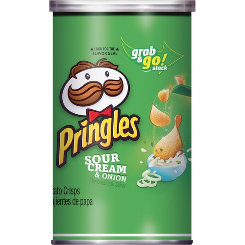 Keebler Co.  Pringles Potato Crisps, 2.5oz., 12/CT, sour cream & onion