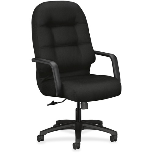 CHAIR,EXECUTIVE,W/ARMS,BK