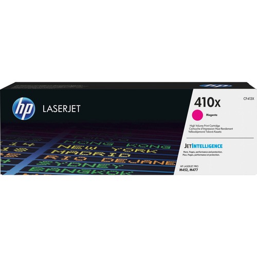 Hewlett-Packard  Toner Cartridge, HP 410X, 5000 Page Yield, Magenta