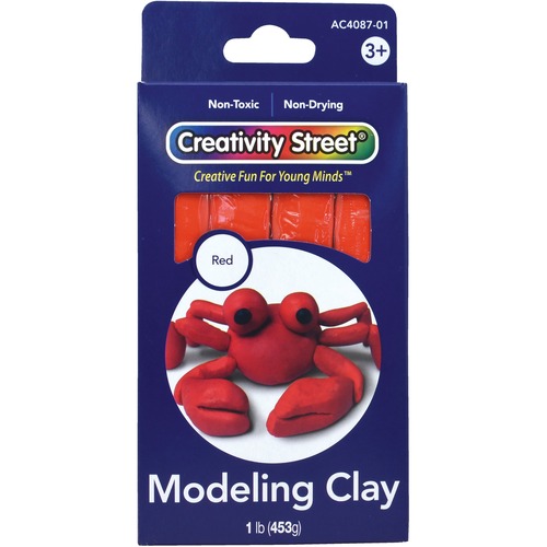 CLAY,MODELING,1 LB,RD