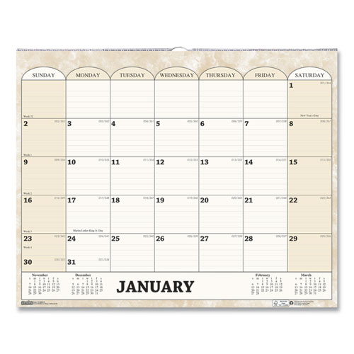 CALENDAR,MONTHLY, WALL