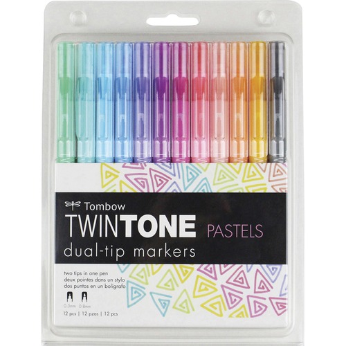 MARKER,TNTONE,PSTL,12/PK