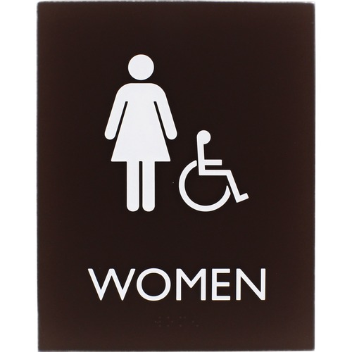 SIGN,8.5X6.75,ADA,WMN,ACC