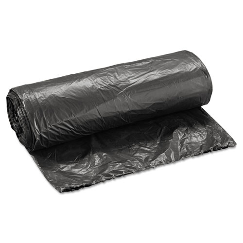 LOW-DENSITY WASTE CAN LINERS, 16 GAL, 0.35 MIL, 24" X 32", BLACK, 500/CARTON