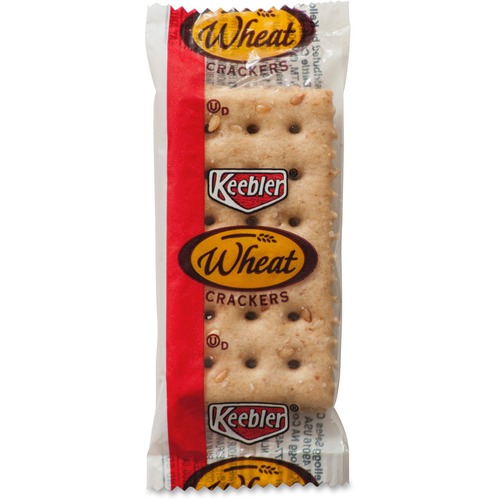 Keebler Co.  Keebler Wheat Crackers, 2 Crackers/PK, 300/CT, Brown