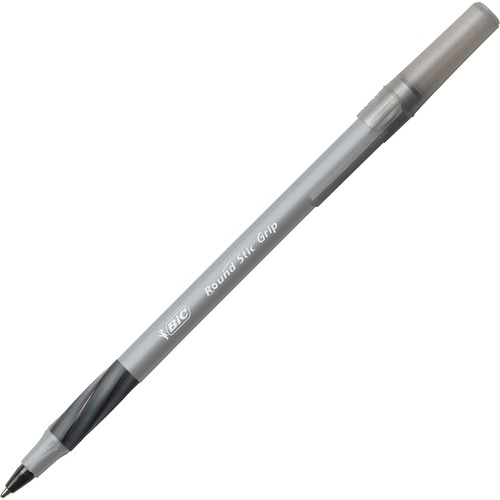 PEN,ROUNDSTIC,GRIP,BK,36CT