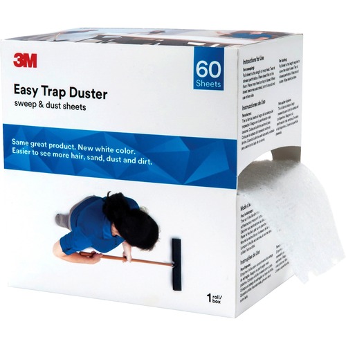 EASY TRAP DUSTER, 8" X 30 FT, WHITE, 1 60 SHEET ROLL/BOX