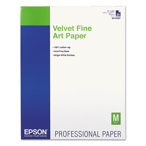 PAPER,VELVET FNE ART,25PK