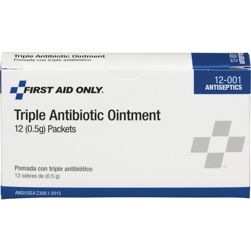 First Aid Kit Refill Triple Antibiotic Ointment, 12/box