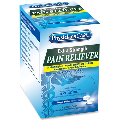 Extra-Strength Pain Reliever, Two-Pack, 50 Packs/box