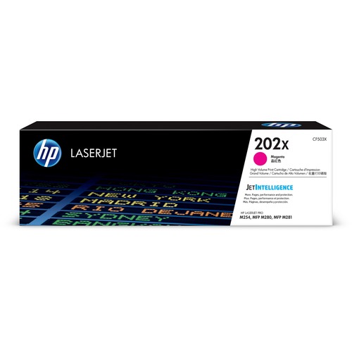 Hewlett-Packard  Toner Cartridge, Hi Yld, HP202X, 2500 Page Yield, MA