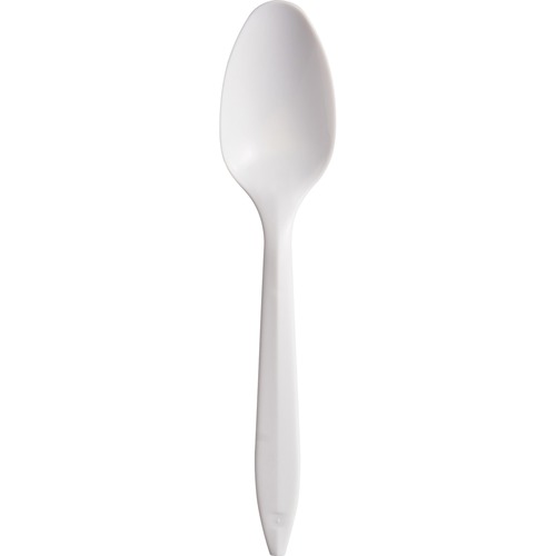 Regal Mediumweight Cutlery, Full-Size, Teaspoon, White, 1000/carton