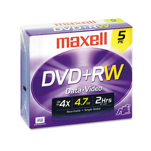 DISC,DVD+RW,JC,5/PK