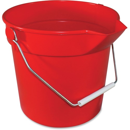 Impact Products  Deluxe Hvy-Dty Bucket, 10Qt, Red