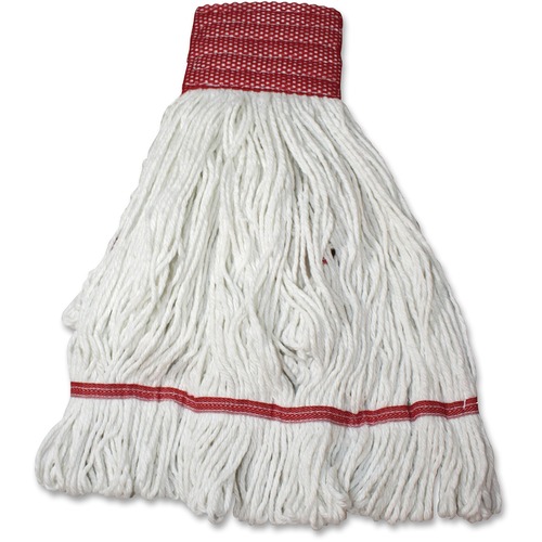 Impact Products  Wet Mop, Cotton/Synthetic, Saddle, Looped End, Large, NL