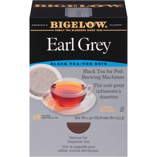 Earl Grey Black Tea Pods, 1.90 Oz, 18/box