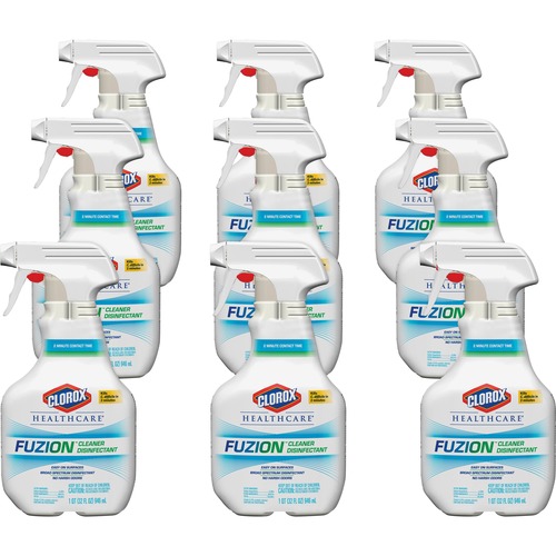 Clorox Company  Disinfectant Cleaner, Fuzion, Low Odor, 32 oz, 9/CT