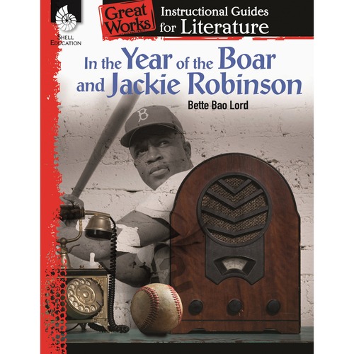 Shell Education Teacher Created Materials  In the Year of the Boar and Jackie Robinson, 8-1/2"Wx11"H,MI