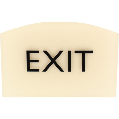 SIGN,4.5X6.75,ADA,EXIT,BG