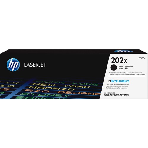 Hewlett-Packard  Toner Cartridge, HP 202X, 3200 Yield, BK