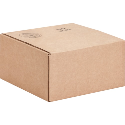 The Packaging Wholesalers  Shipping Carton, 200 lb, 12"Wx12"Lx6"H, 25/PK, Kraft
