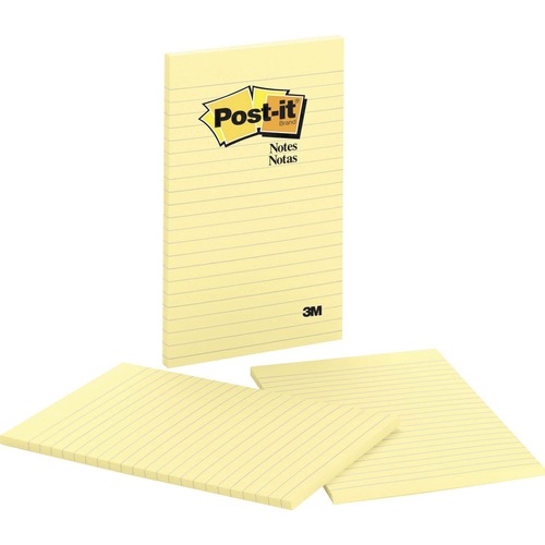 NOTE,POST-IT,5X8,2PK,LINED