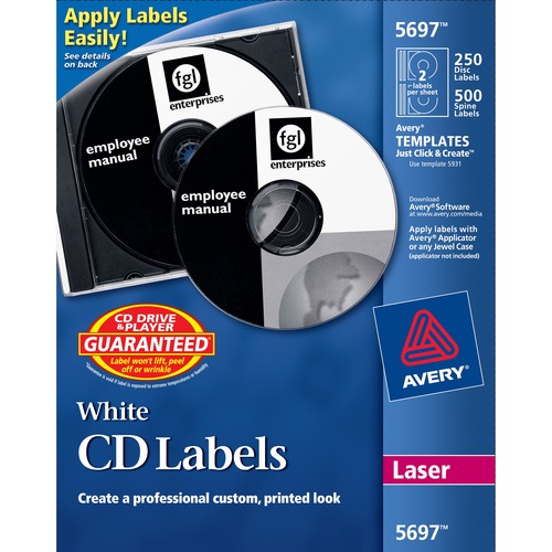 LABEL,CD,LASER,WE,250CT