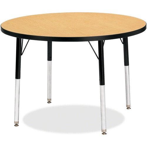 Jonti-Craft, Inc.  Round Activity Table, 36", Oak