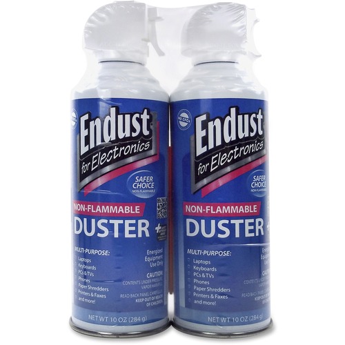 Non-Flammable Duster With Bitterant, 10 Oz, 2 Cans/pack