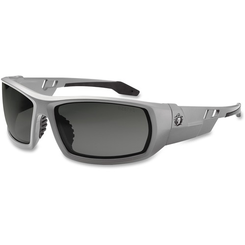 Ergodyne  Smoke Lens Safety Glasses, w/Fog-Off, Gray