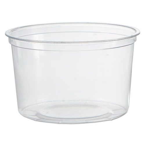 Deli Containers, Clear, 16oz, 50/pack, 10 Packs/carton