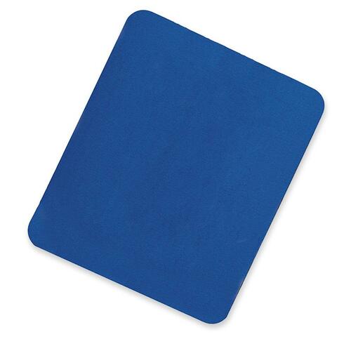 SKILCRAFT  Mouse Pad, Cloth Surface,Rubber, 7-7/8"x9-3/8", Blue